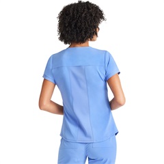 Inspira Flex Henley Scrub Top